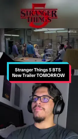 Stranger Things 5 BTS and New Trailer Tomorrow‼️ @Stranger Things @Netflix #strangerthings #strangerthings5  #strangerthingsseason5 #milliebobbybrown #eleven #mikewheeler #finnwolfhard #dustinhenderson #gatenmatarazzo #lucassinclair #calebmclaughlin #jimhopper #davidharbour #joycebyers #wynonaryder #demogorgon #vecna #tv #tvshow #tvshows #whattowatch #netflix #netflixseries #horror #horrortok #scifi #trending #fyp #news #matt1080p #onthisday 