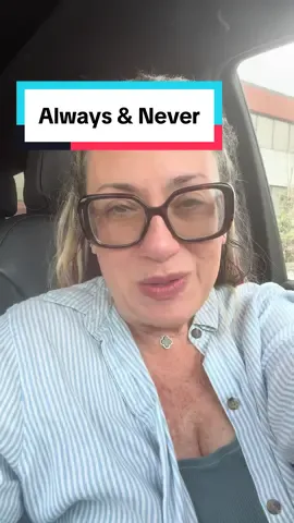 Using absolute words when you’re in the middle of a litigation can be problematic. If your claim is that you never do something or that you always do something, the minute there’s video evidence showing something different, even for a moment, your credibility is destroyed. #nylawyer #absolutes #always #never #litigation #credibility 
