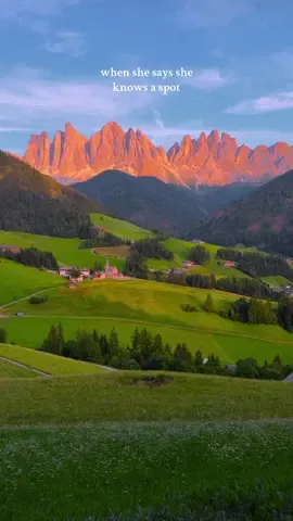 officially the best bench view in the world #dolomites 