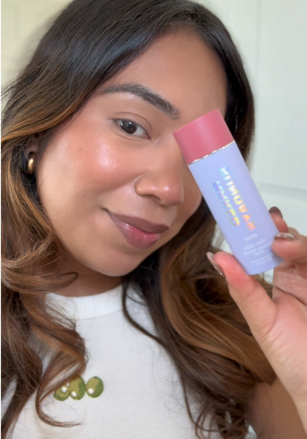 Glowing all summer long with @Naked Sundays ✨🌞 #glowbalms #nakedsundays #fyp #blush #summermakeup #blush 