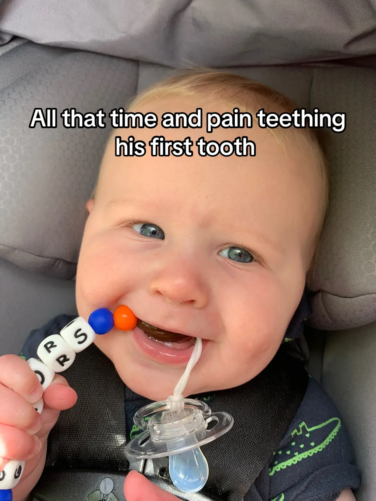 Nothing can prepare you for the moment you see your child’s first tooth pop through. Feeling so thankful that all the pain he experienced is done now that it cut through the gums. 5 years later and it’s gone. I’m strangely emotional over how quickly time is going 😂