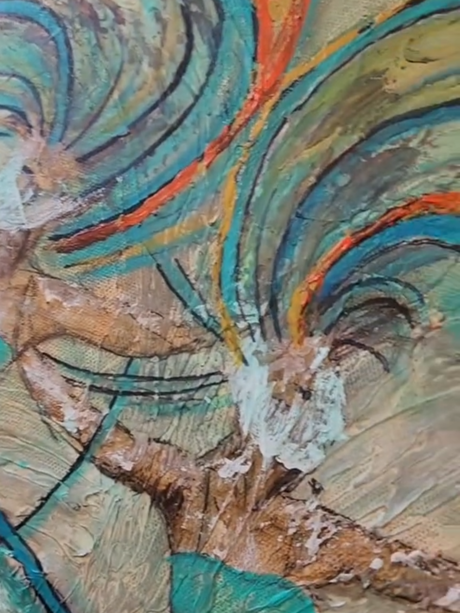 Love when unusual #art just kind of happens! 