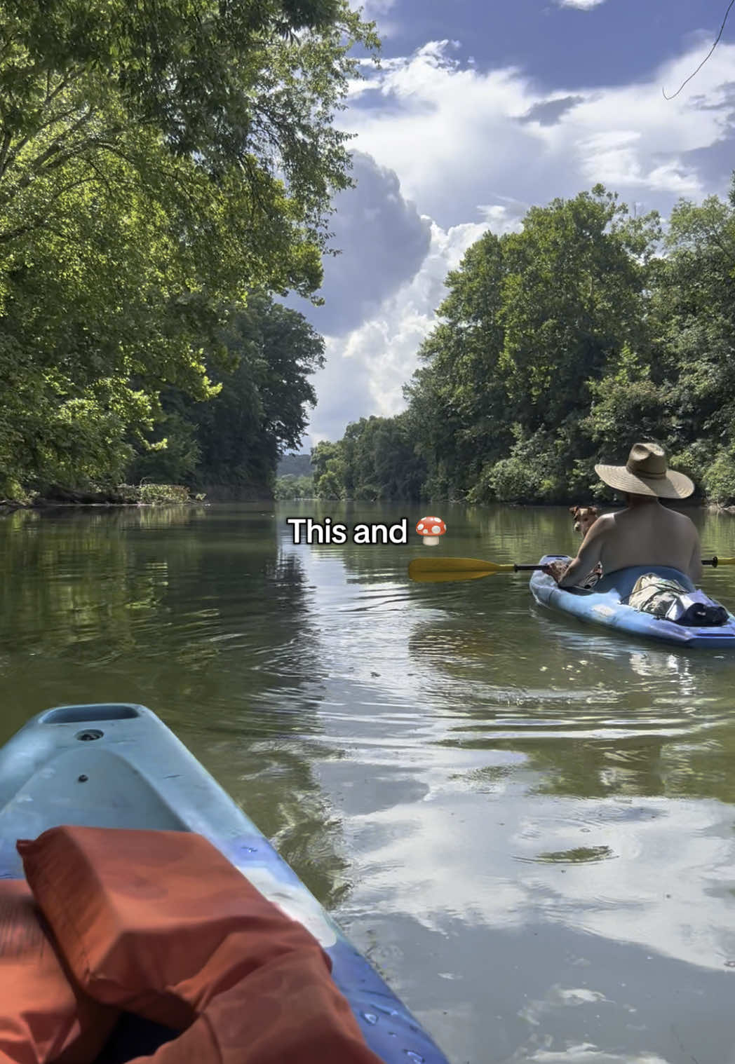 The clouds were paid actors #nature #kayaking #tennessee #Outdoors
