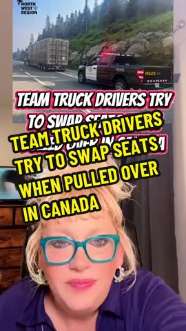 As team truck drivers I am sure you have joked with your partner about switching seats if you ever get pulled over. But would you ever do it? Well in Marathon, Ontario that is exactly what a pair of drivers decided to do when they got pulled over by the Police. A semi truck hauling livestock wound up getting pulled over by Police with Marathon Division of Ontario Provincial on HIghway 17. And as the officer was approaching the semi truck he noticed that the driver and passenger were attempting to switch seats, in apparent effort to try and hide who was actually driving the semi truck. Because the actual person who was driving the semi truck, was not licensed to do so. On top of the driver not holding a valid Commercial license, they could not provide insurance, their daily logbooks or pre-trip inspection reports. Due to this the Police Issued them 15 various citations both to the drivers and also the company as well. The 18 year old driver was charged with the following offenses.  Driver of commercial motor vehicle – fail to surrender proof of insurance Fail to surrender completed daily inspection report Fail to surrender daily log Drive commercial motor vehicle without required inspection Drive commercial motor vehicle with air brake – no endorsement Drive commercial motor vehicle – improper license Drive commercial motor vehicle with no ELD A 41 year old passenger from Dundalk was charged with: Fail to accurately complete daily inspection report Smoke in forest area while walking or working Hold lighted tobacco in prohibited place Police charged the CMV operating company with: Fail to equip commercial motor vehicle with ELD as required Fail to ensure daily inspection is conducted properly Permit operation of vehicles with air brakes – no endorsement on license Permit person with improper license to drive commercial motor vehicle Fail to equip commercial motor vehicle with required ELD information packet #truckersoftiktok #truckdriversoftiktok #trucktok #truckersontiktok #truecrimecommunity #truckingtruecrimepodcast #fyp #truecrimepodcast #trucker #truckdriver #truecrime 