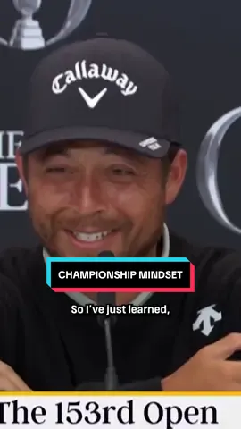 Xander Schauffele explains how staying even keel is important for his rounds. #theopen #golf #mindset #motivation 