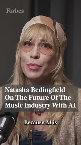 Grammy nominated singer-songwriter Natasha Bedingfield sits down with Forbes Talks to talk about the impact of AI on the music industry. Watch more at the link in the bio.