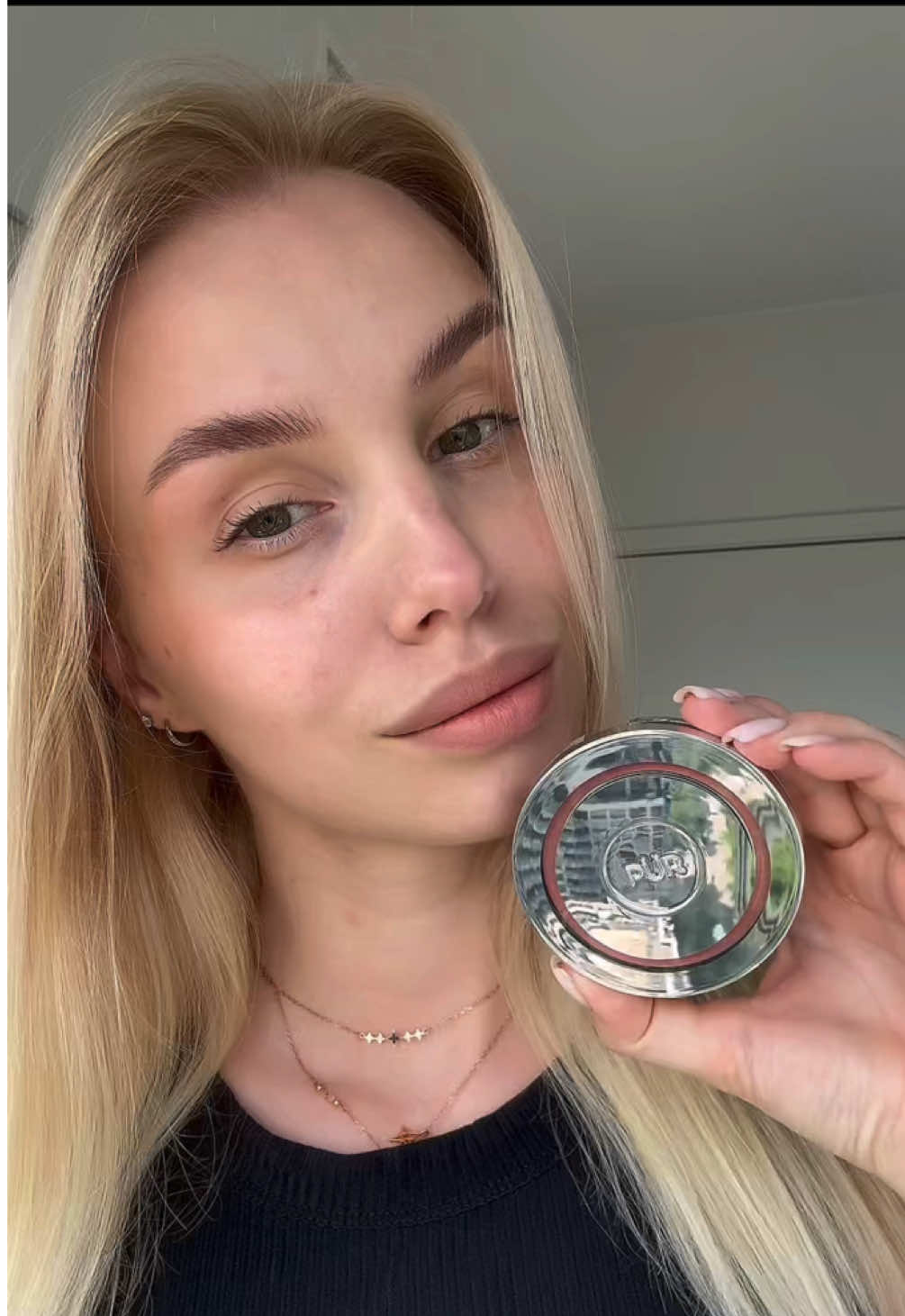 Just 2 products — and my makeup already looks fresh and glowing! I love when it’s simple, quick, and beautiful 💗 PÜR Cosmetics , you really know how to create that effortless glow! #purcosmetics #cleanmakeup #glowyskin #naturalbeauty #MakeupRoutine #easyglam #minimalmakeup #TikTokBeauty #BeautyReview #blushlover #ugc #ugcmakeup #creator #gifted 