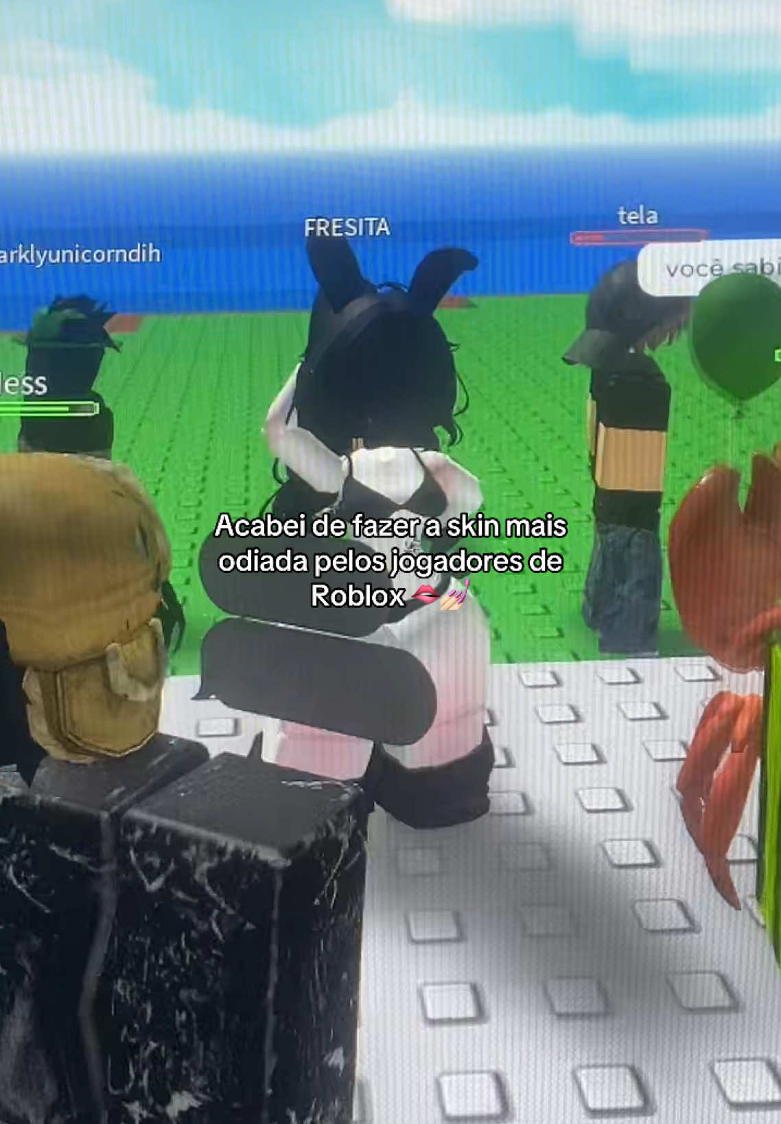 #roblox skin mais odiada no Roblox.