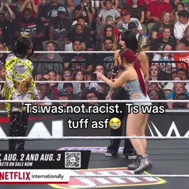Naomi simply stayin In character🤣 #WWE #naomi #iyosky #rhearipley #raw #racist #tuff 