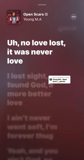 Replying to @Dos Santos IS MA🫅🎧#youngma #foryoupage❤️❤️ #songlyrics #applemusic #xybca #edit 