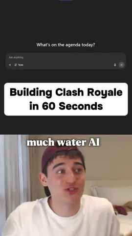 Building Clash Royale in 60 seconds using AI! 😎 #clashroyale #vibecoding #ai #lovable