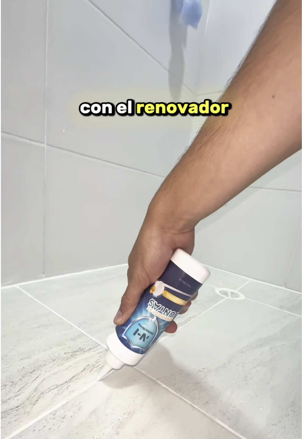 Juntas como nuevas, link en el perfil #renovacionhogar #renovadordejuntas #juntasrenovadas #lechada #juntasrenovadas #limpiezahogar 