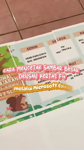 Nah, kalau ini tutorial print besar jika menggunakan microsoft excel, bisa digunakan untuk mencetak gambar yang lebih besar dan sangat besar sekalipun #printposter #poster #microsoftexcel 