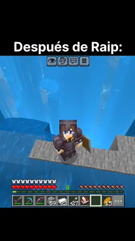 Mi mundo antes y despues de @Raip  #Minecraft #minecraftbedrock #minecraftmemes #minecraftpe 
