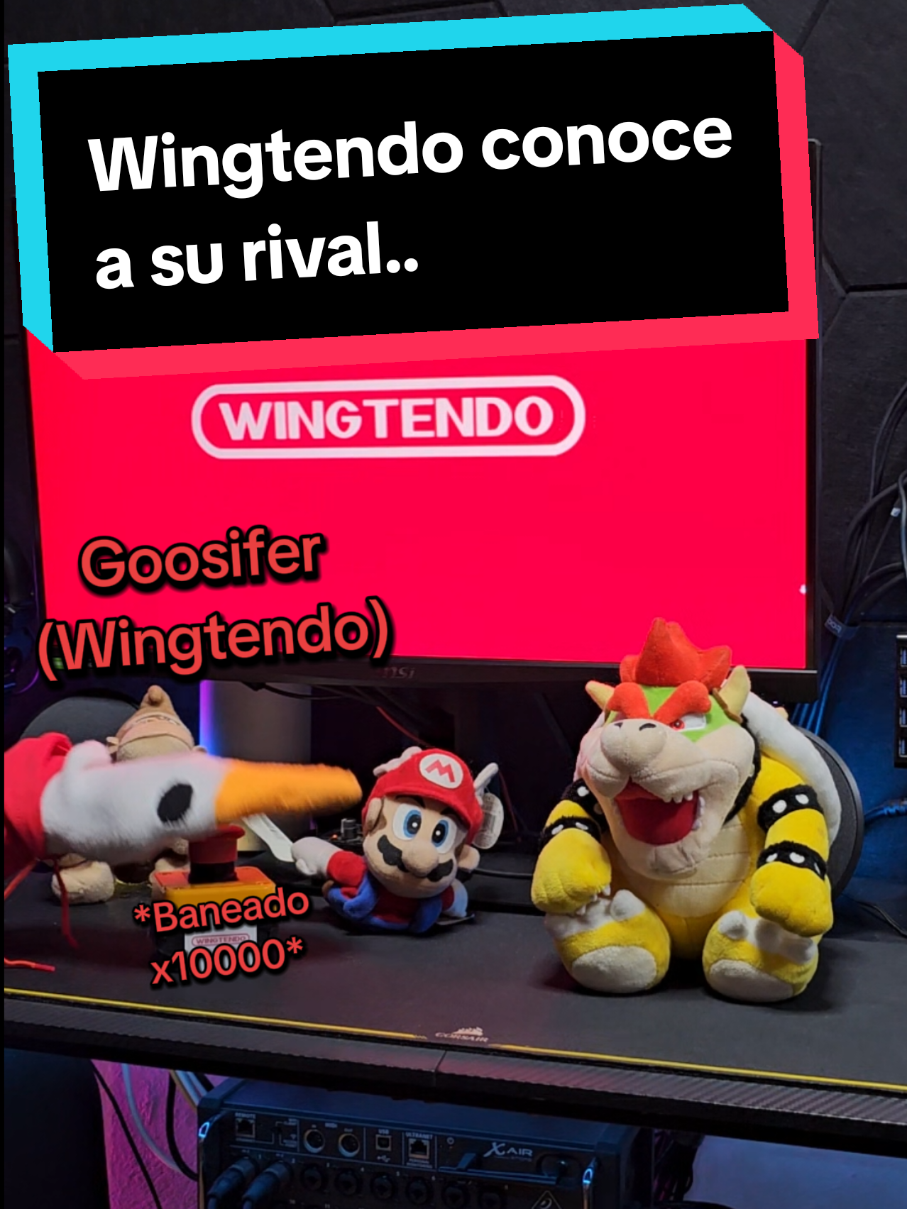 Wingtendo finalmente conoce a su nuevo rival... Goosney. Será que Wingtendo sea capaz de sobrevivir éste duelo de titanes de las demandas? #wingtendo #supergoosebros #goosifer #goosebaldo #goosney 