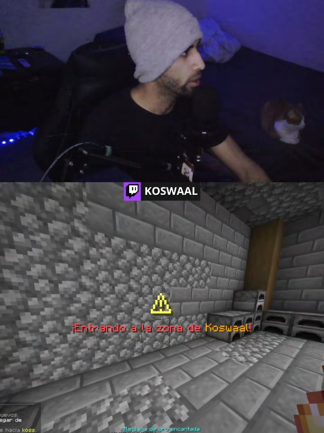 Twitch: Koswaal . . . . . #streamerpequeño #minecraft #gamerentiktok