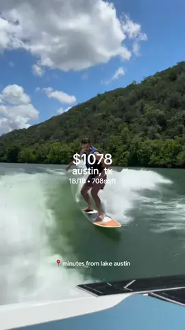imagine having Lake Austin just minutes away and paying less than $1100 for 708sqft?! well…. 🙂‍↕️ #austinapartments #austintx #atx #lakeaustin 
