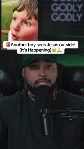 🚨Another boy sees Jesus outside! (It’s Happening)🥹🙏 #Jesus