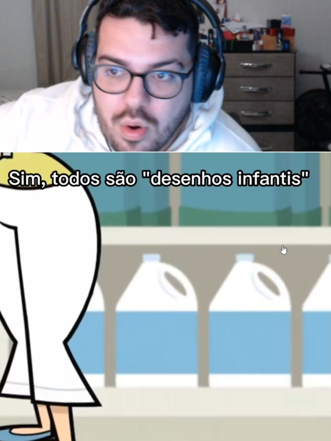 TODOS ESSES DESENHOS SÃO PARA CRIANÇAS KKKKKKKKK | #cortes #foryoupage #twitch #yagostoso