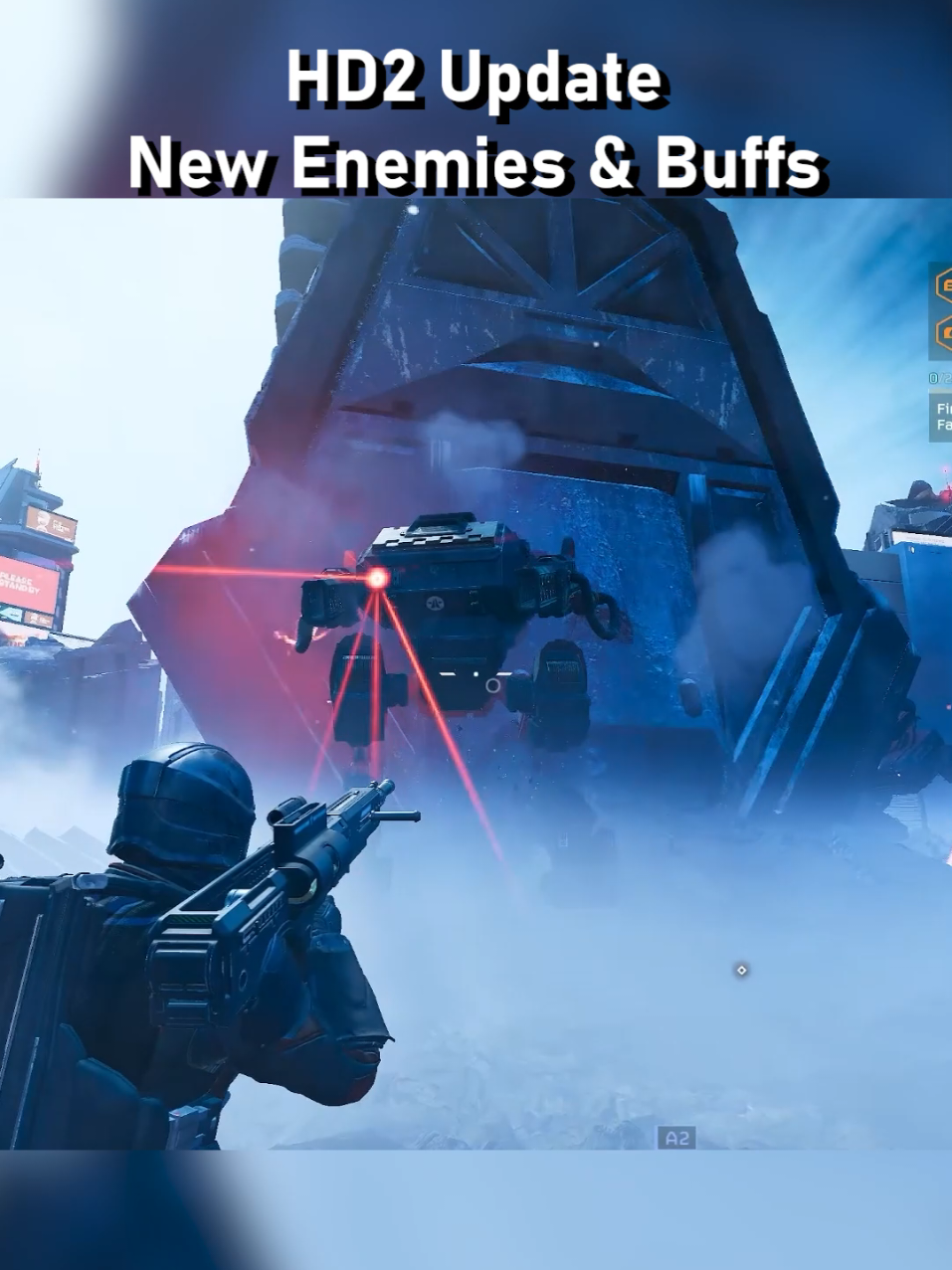 helldivers 2 update war striders, scout strider leg armor changed to light pen (durable hp increased), automaton cities, new group finder, incendiary grenade buff, urchin grenade changes, ragdoll improvement, one true flag change & fix, status effect bug fix, de-escalator slight buff.