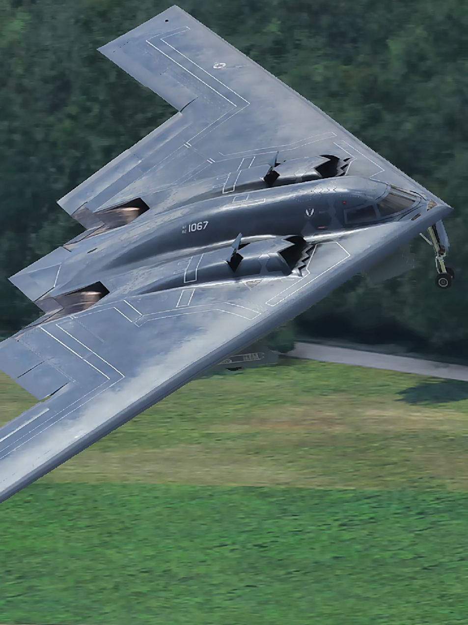 Esquadrão de Bombardeiros B-2 Spirit #aviação #fyp #b2 