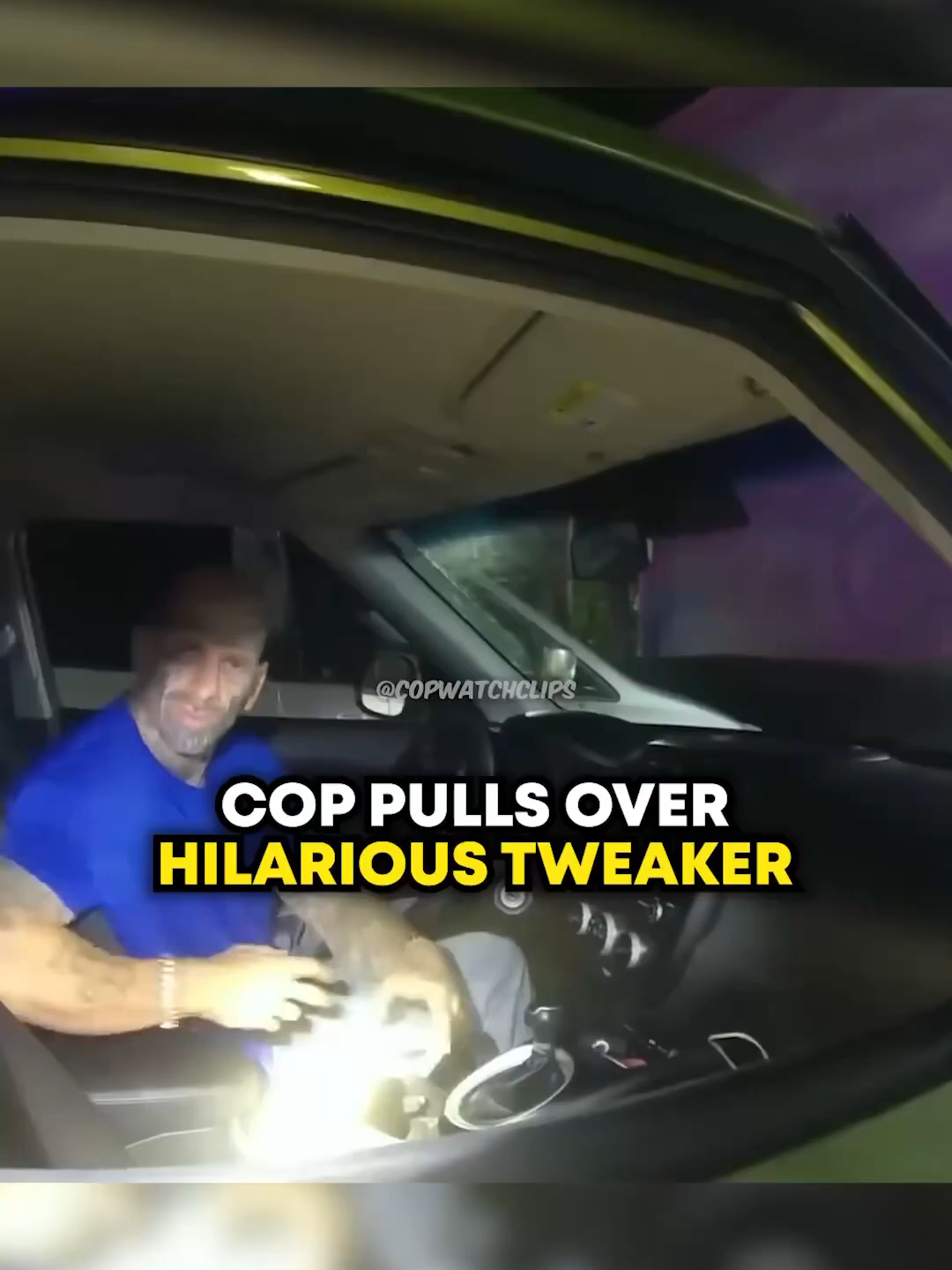 Cops Pull Over HILARIOUS Tweaker 🤣