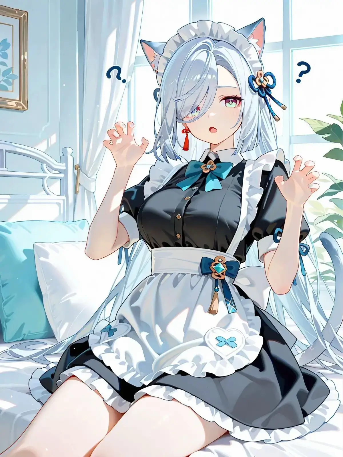 #xuhuong #xuhuongtiktok #wallpaper #anime #8k #maid #GenshinImpact #shenhe 