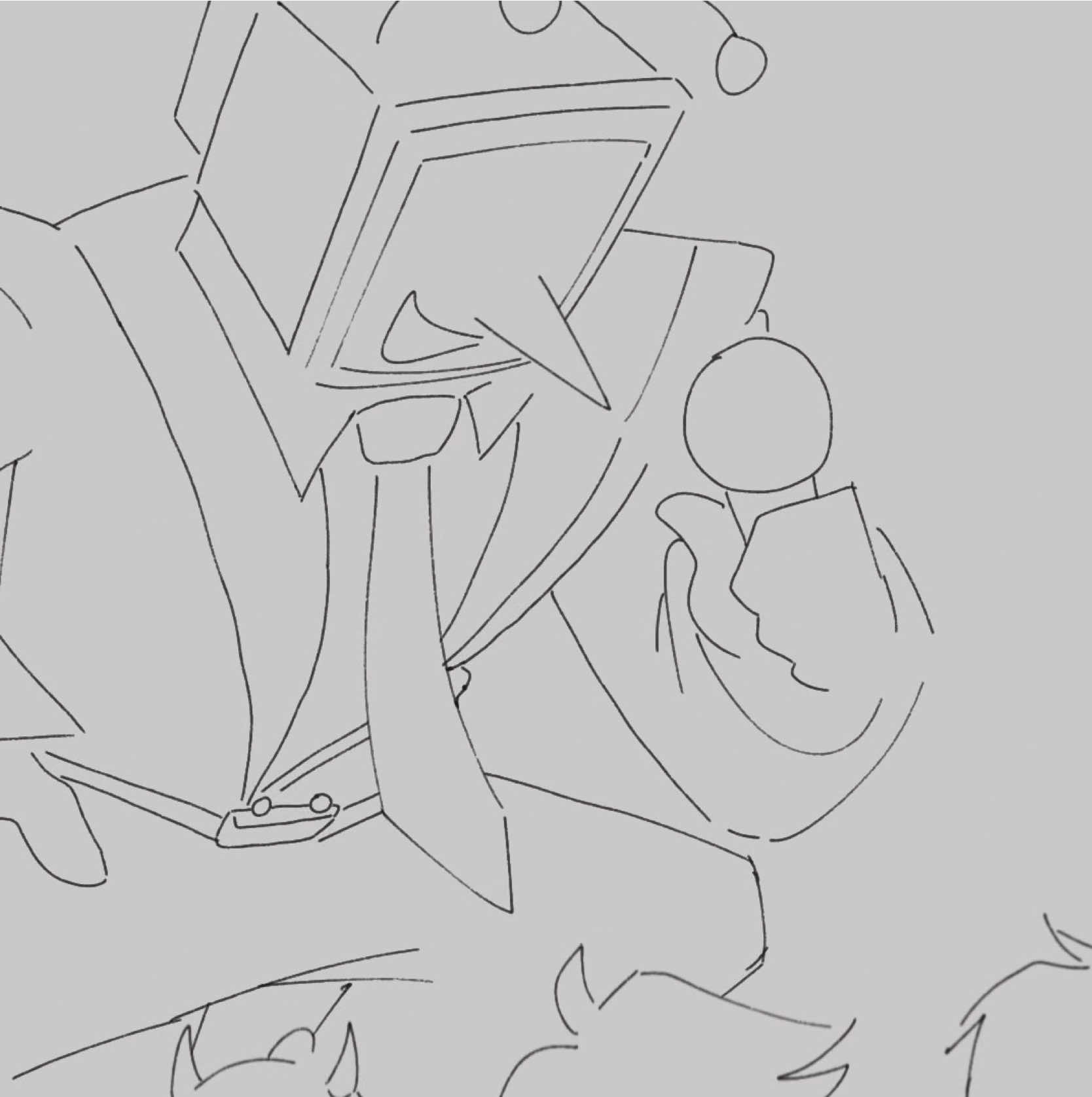 Tenna but he’s the genie from Aladdin #deltarune #deltarunechapter3 #tenna #art #animation #fyp 