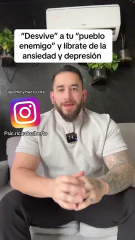 “Desvive” a tu “pueblo enemigo” y líbrate de la ansiedad y depresión #terapia #psicoterapia #psicologia #ansiedad #depresion #salud #saludmental #dios #yahshua #biblia 