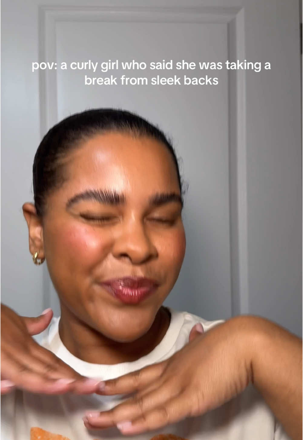 Forever avoiding hair washing day one sleek back at a time