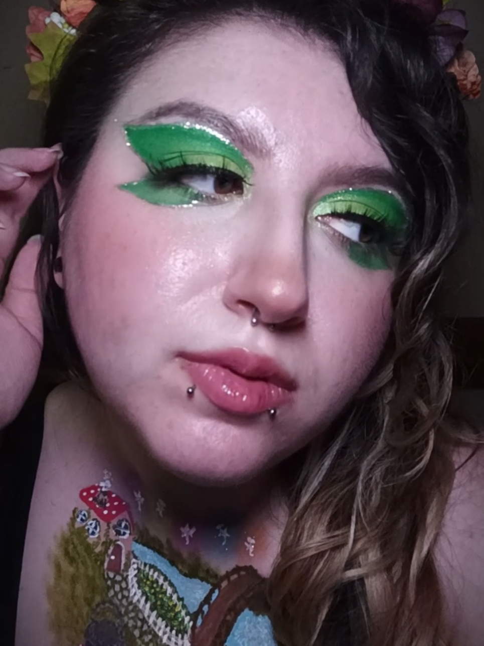My Fairy Garden look for the Mythical Fantasy Creatures collab for @savageglam_u @SavageGlam By Joey💚👻 @perez76 and for the Mythological Creatures collab for my friend @phantomofmakeup 🧚‍♀️🍄 #fyp #savageglam #savageglamu #thesavagedolls #savageglam_u #savageglamjmakeup #fairy #faerie #fairies #faeries #fairygarden #fairymakeup #faeriemakeup #selftaughtmua #underratedmua 