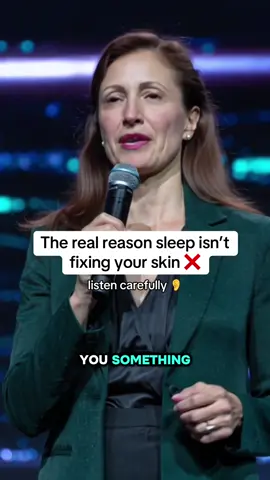 The real reason sleep isn’t fixing your skin #usamade #over40wellness #AntiAgingTips #beautysecrets 
