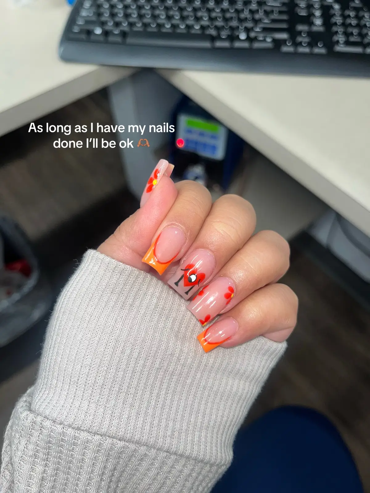 Where are my acrylic girlies at??? 💅🏽 #nails #nailart #acrylicnails 