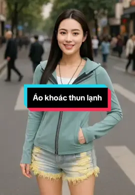 Áo khoác thun lạnh dây kéo to #trend #xuhướng #viral #thoitrang #xuhuongtiktok #model #thoitrangnu 
