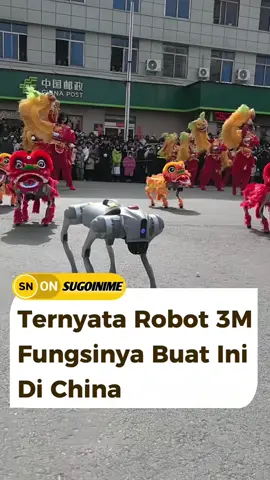 Robot anjing tipe quadruped buatan China kini dimodifikasi menyerupai singa barongsai dan dipertunjukkan dalam berbagai festival budaya.  Dengan teknologi canggih seperti sensor gerak, stabilisasi otomatis, dan kemampuan koreografi yang terprogram, robot ini mampu menirukan gerakan lincah dan khas dari tarian barongsai tradisional. #fyp #china #technology #robot #barongsai