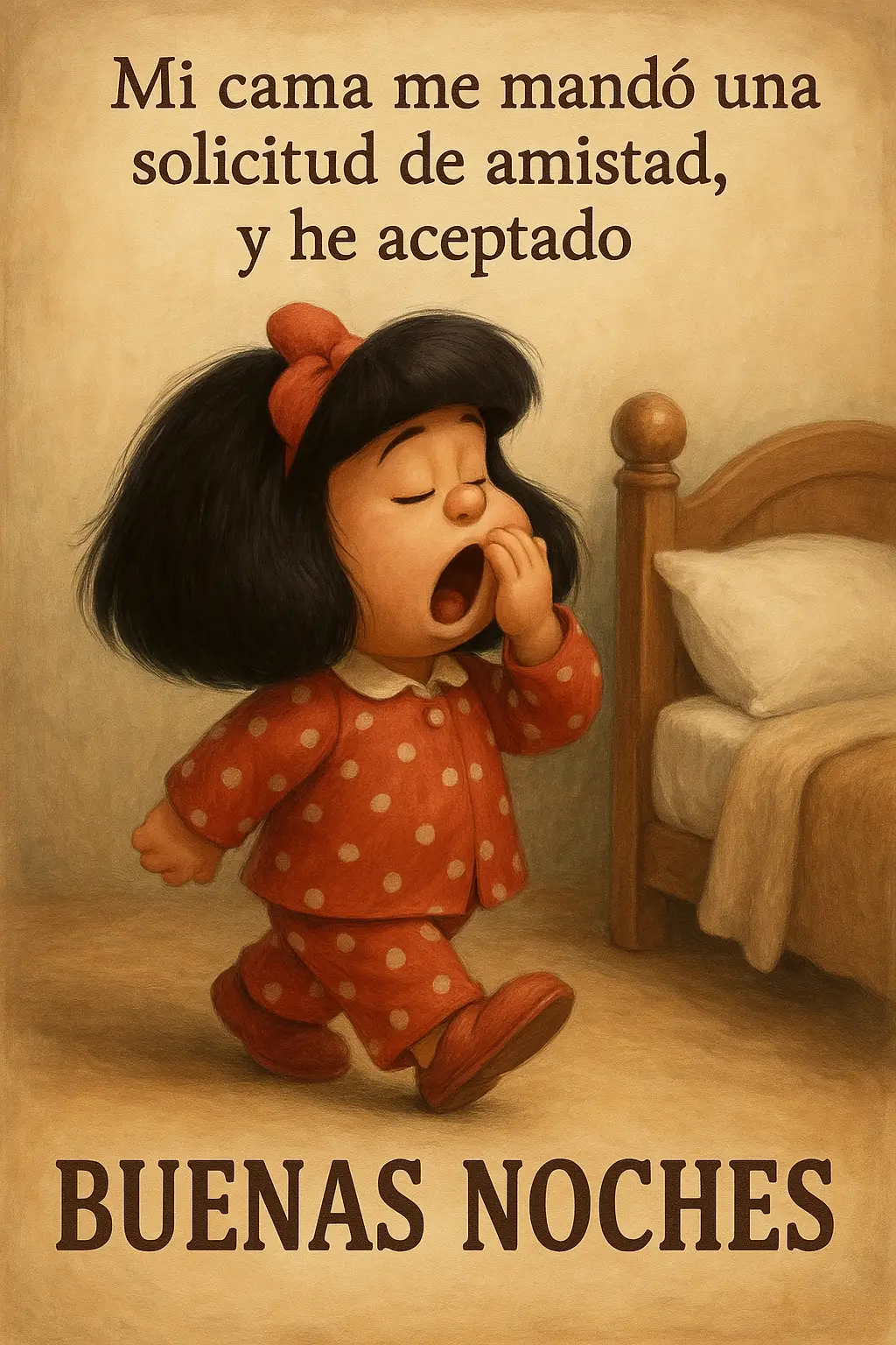 que está noche duerman con la bendición de Dios #videoviral #humor #risas #frases #buenasnoches♡ 
