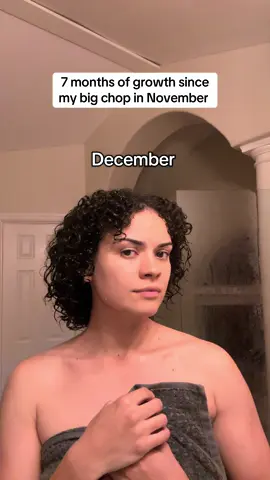 I did my big chop in November and I’ve been growing out my hair ever since I make a video every month documenting my growth so far using my tattoo to measure my progress. My goal is to get my hair the longest it’s ever been while keeping it healthy and retaining my ends! #fyp #curlyhair #curls #hairgrowth #growth #longhair #shorthair 
