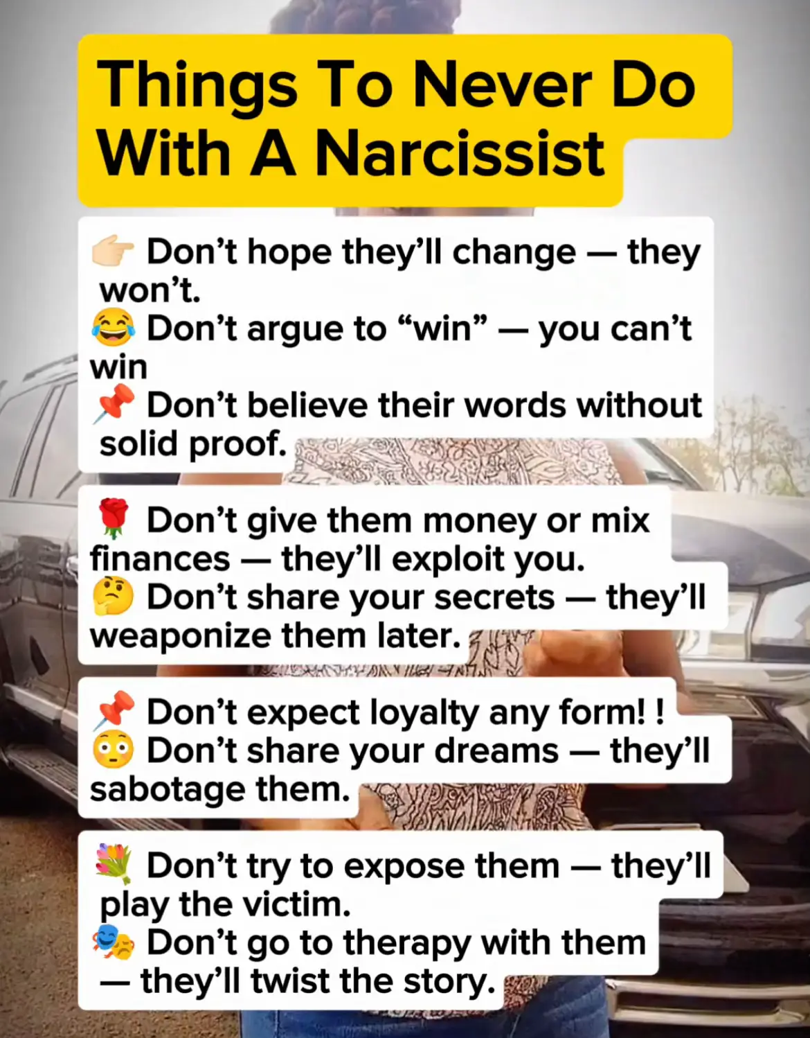 Things To Never Do With A Narcissist #narcissist #monster #devil #narcissisticabuse #abuse 