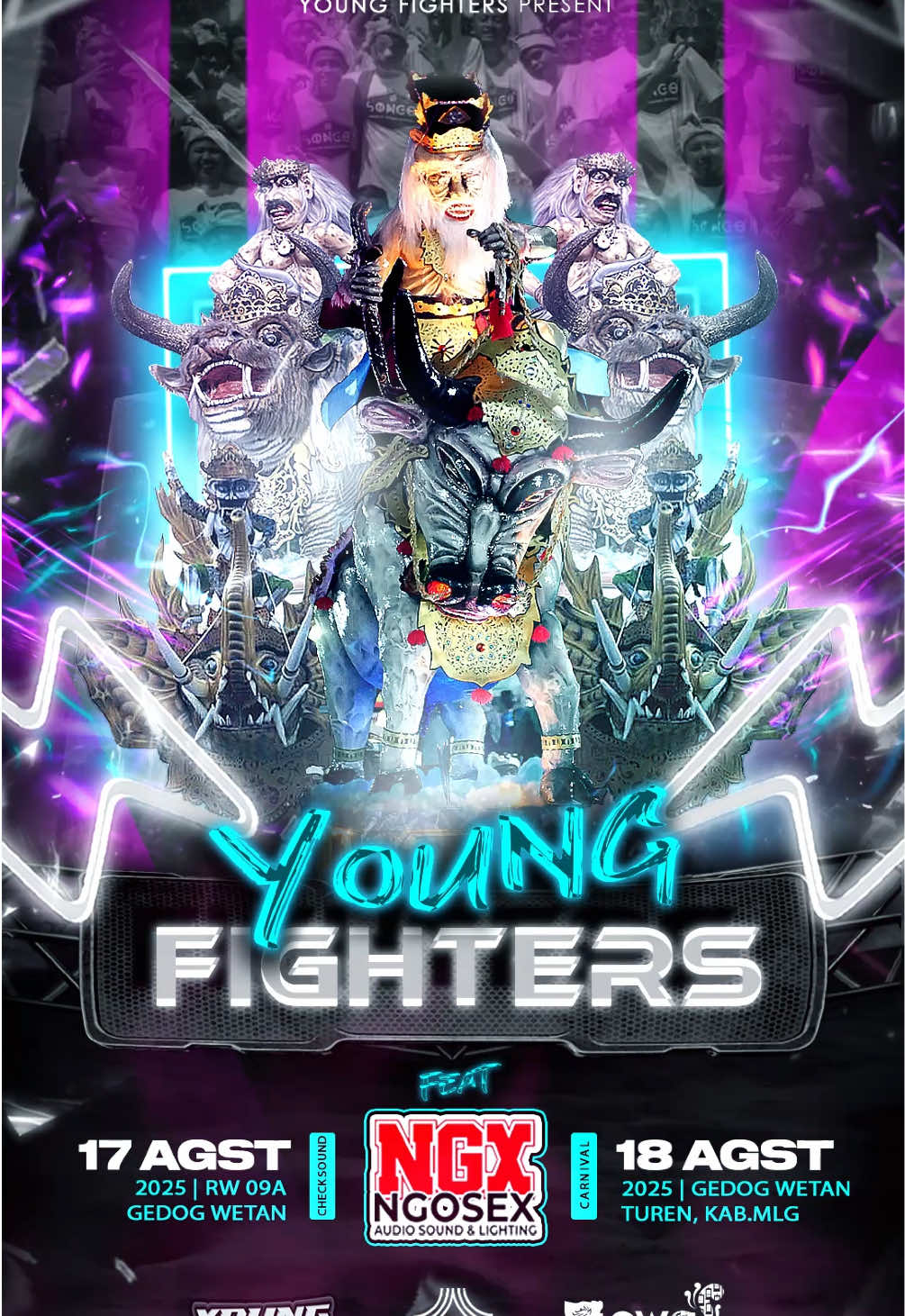 🔥 YOUNG FIGHTERS 2025 🔥 Feat NGX NGOSEX @NANDA_AUDIO JEMBER  at @Gedogwetancarnival_  #gedogwetancarnival #youngfighters9A #karnavalmalang #ngxaudio #ngosexaudiojember 