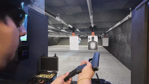 Fist time at the range, how did I do? Watching full video on YouTube-link in bio. #fyp #gun #firsttime #new #noob #gaming #bomb #trending #journey #asmr  Fake toy guns
