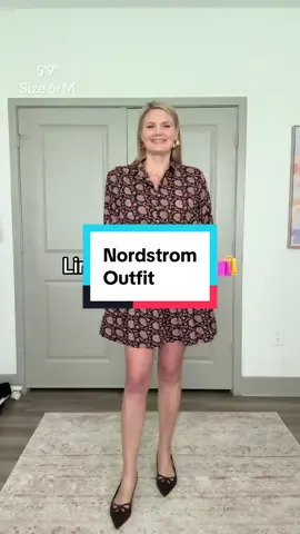 The first of many dresses I bought so far from the NSale 🥰 Dress and shoes fit true to size.  #tryonhaul #stylingideas @Nordstrom 