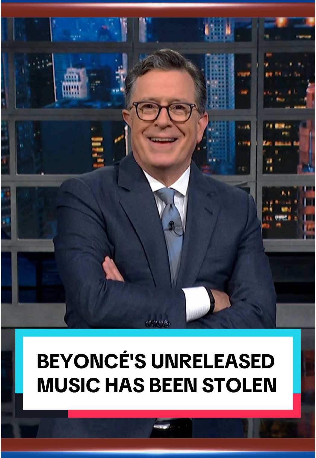 Beyoncé's unreleased music has been stolen and the Beyhive isn’t having it! #StephenColbert #Beyonce @Beyoncé 