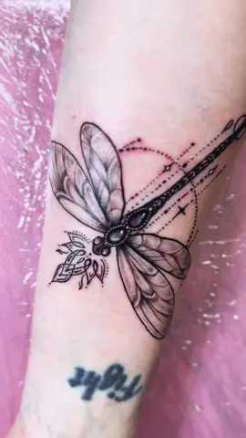 dragon🐲🪰 #dragonfly #dragonflytattoo #tattoo #tattoos #tattooaartist #femaletattooartist #femaletattooist 