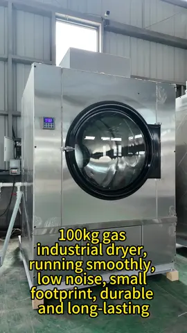 Industrial dryer 100kg, fast drying speed, mainly used for drying clothing, towels, bath towels, etc#commercialwashingequipment #industriallaundrymachine #dryerventcleaning #industrialcleaning 