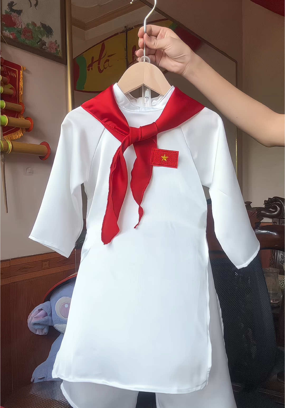 Áo dài bé gái #xuhuong #hottrend #thoitrangchobe #haichiemxoaicun 