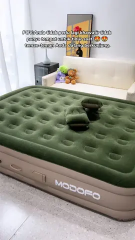 Kasur angin beda dr yg lainnya nih ,mesin pompa nya portable kerennnnn ,cocok digunakan utk di rumah dan di keluar ya #kasurangin #kasuranginpompa #kasur #modofo 