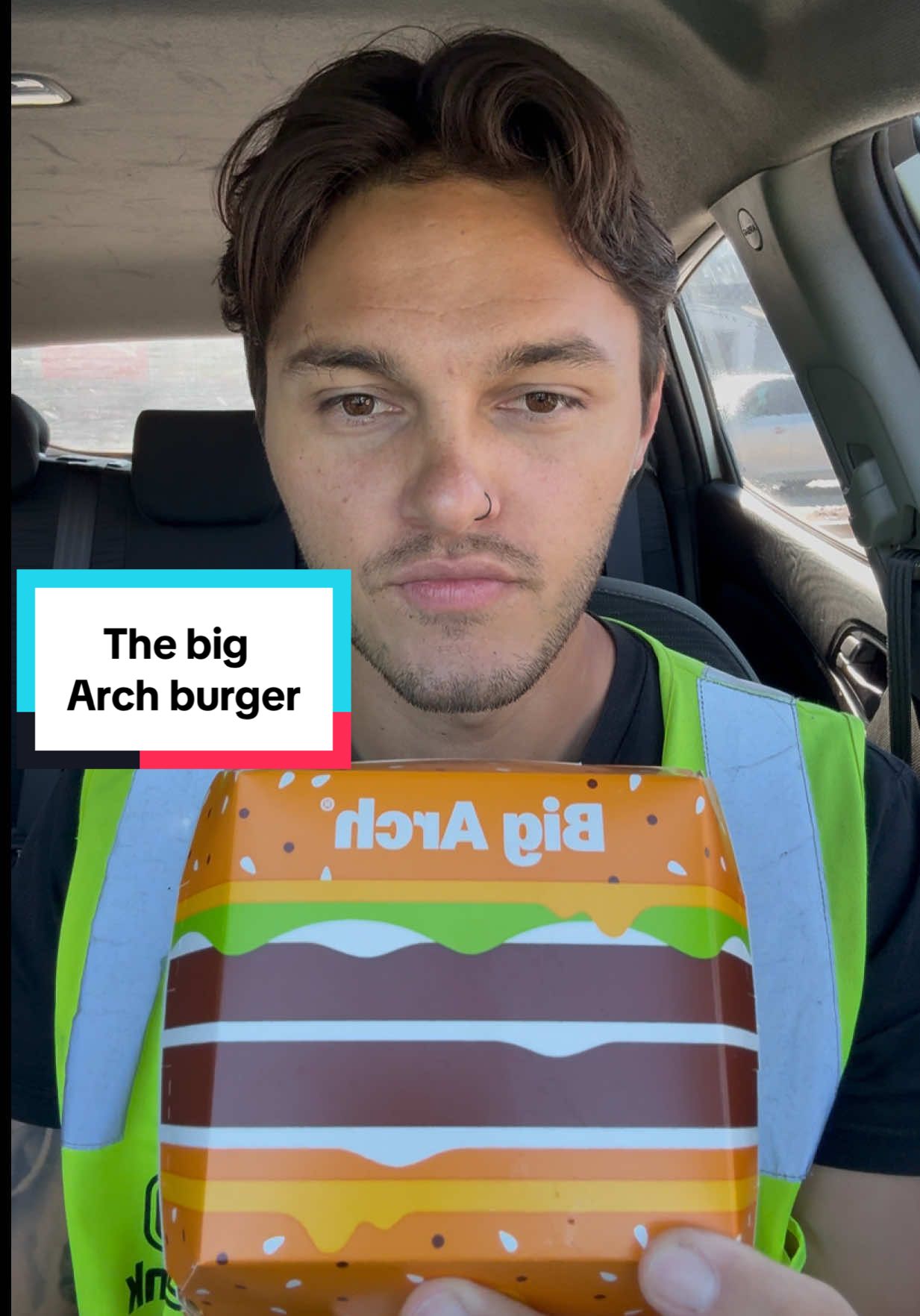 New Maccas burger!! 🍔 • •Big Arch Burger $12 • • #review #food #mukbang #fyp #Foodie #foodasmr #trending #foodtiktok #explore #explorepage #eating #burger #bigmac #bigarch #maccas @McDonald’s Australia 