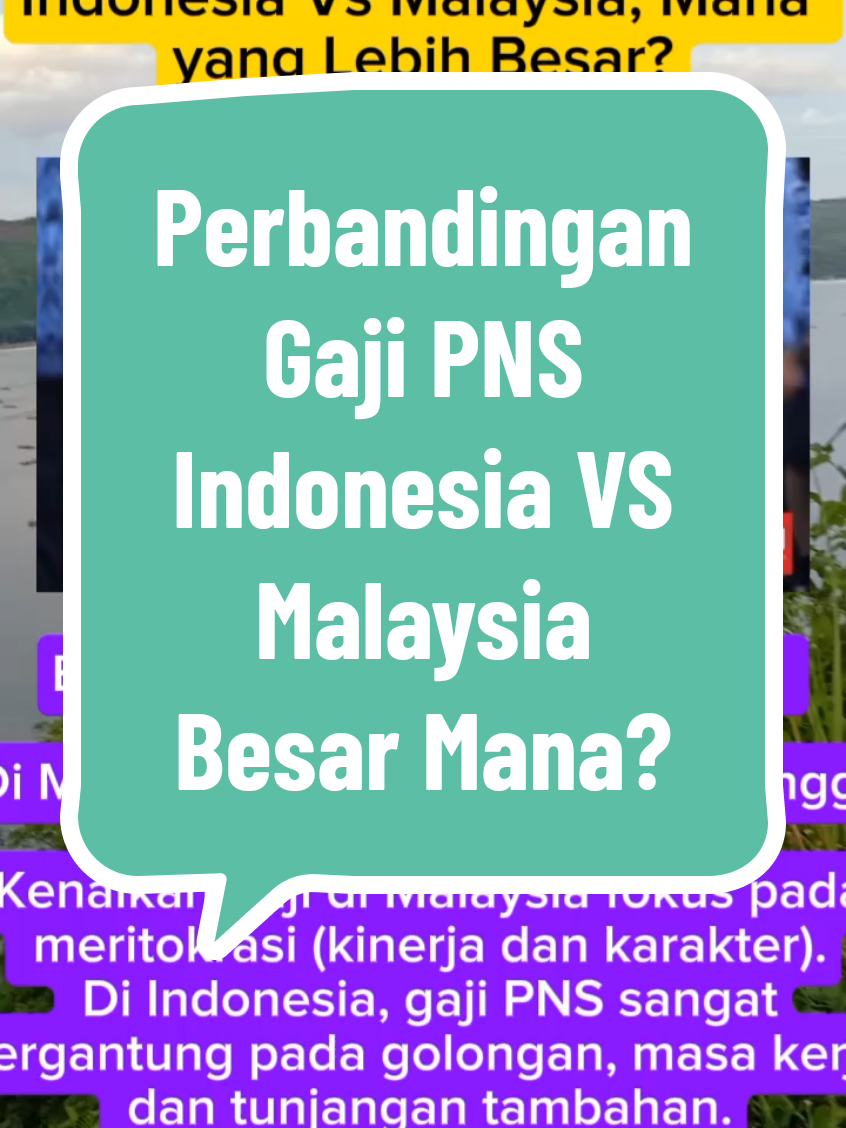 Perbandingan Gaji PNS Indonesia VS Malaysia Besar Mana? #pns #asn 