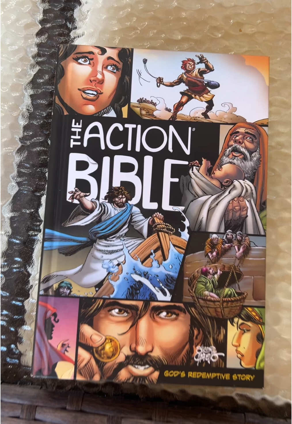 This book saved my life!#christiantiktok #bibleverse #christian #bible #tiktokshopholidayhaul #tiktokblackfriday #tiktokcybermonday #christiangifts #theactionbible #actionbible #comicbooks #Jesuslovesyou #JESUS 