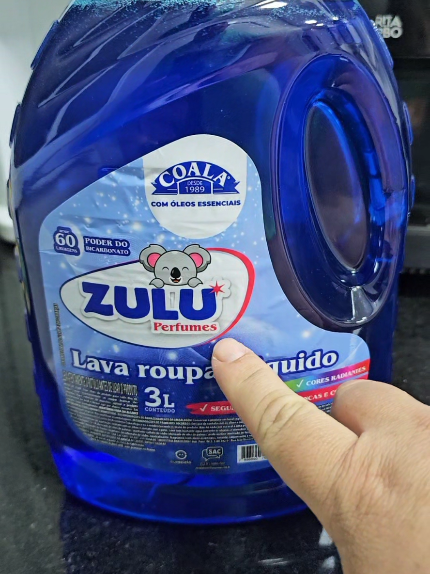 Lava Roupas Líquido Zulu Perfumes 